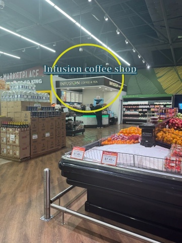 Infusion Coffee inside Payless