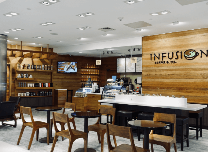 グアムのインフュージョンカフェ（DFSギャラリア店）