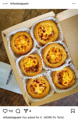 Infusion pastry case from their Instagram