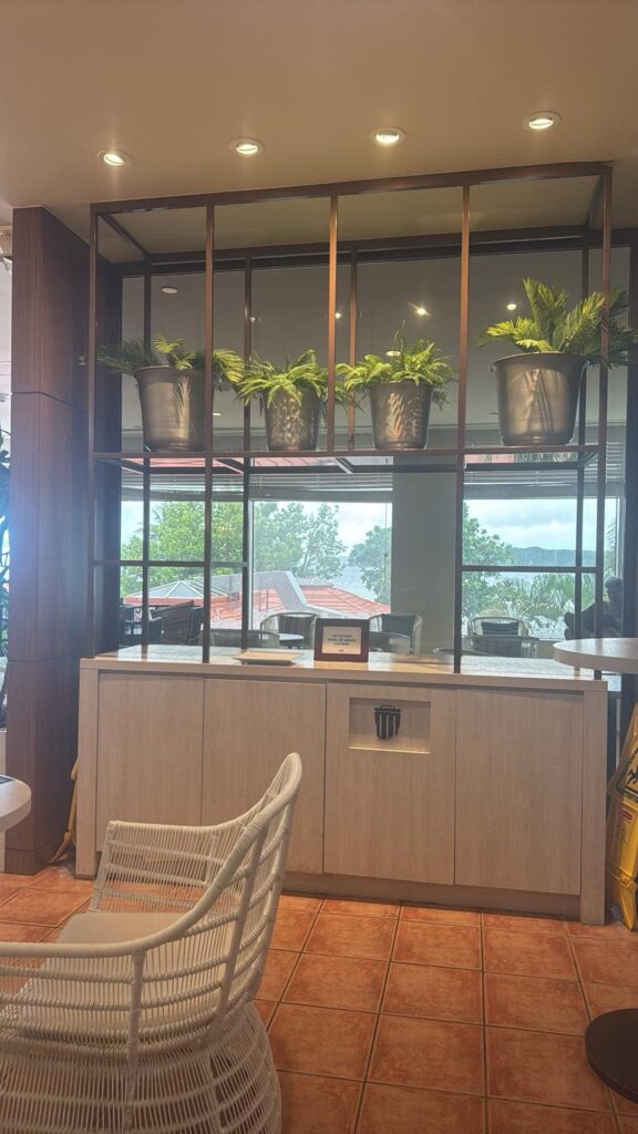 Caffè Cino layout showing lounge seating