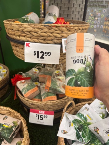 12/22/25時点でのNONIティーの値段です。