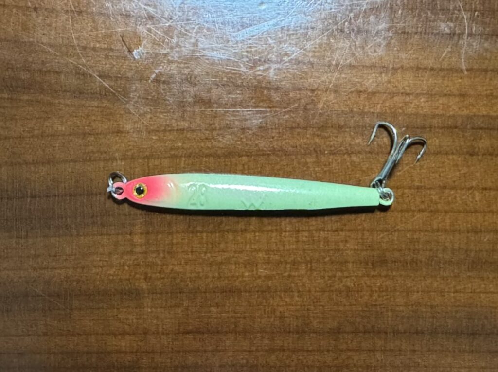 蛍光色のジギング