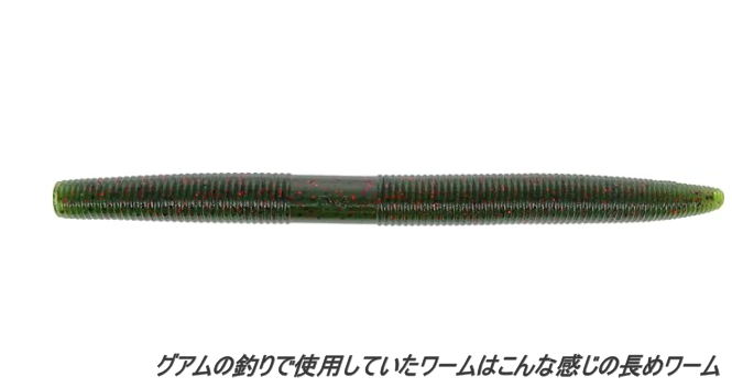 長めのワーム。