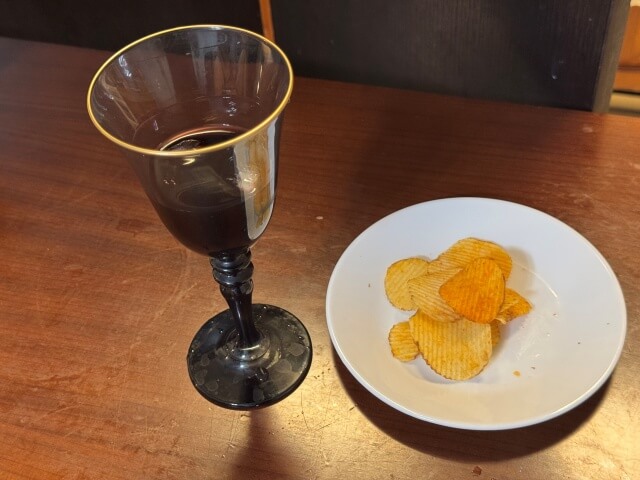 I tried Karamucho Sriracha with red wine.