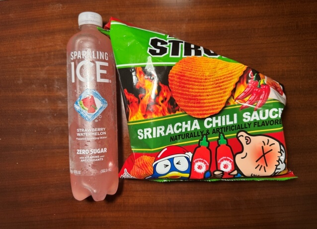 I paired Karamucho Sriracha with soda.