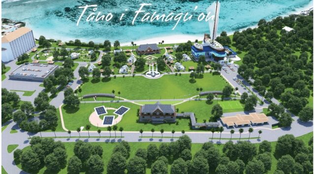 かつてのグアムのイパオビーチを改装するプラン。