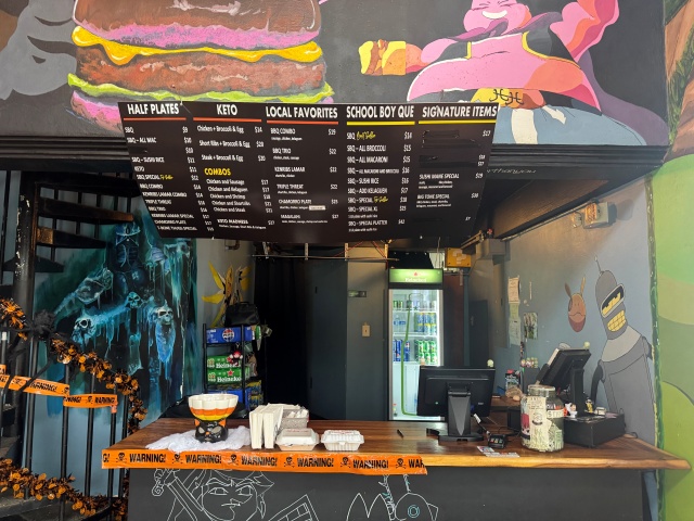 ヘビーヒッターズの店内メニュー