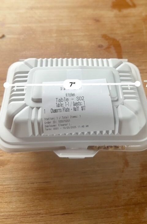 ハーフサイズの大きさは横7インチ（18センチ程度）です