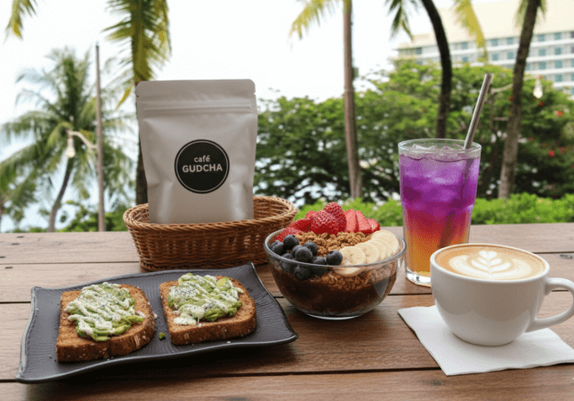 カフェグッチャのインスタ映えする写真です。’