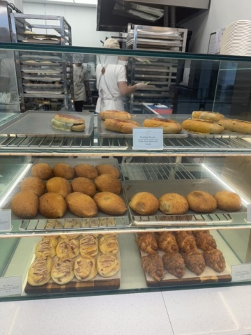 Panini and hot dogs at Bread Bar by Okayama Kobo Guam