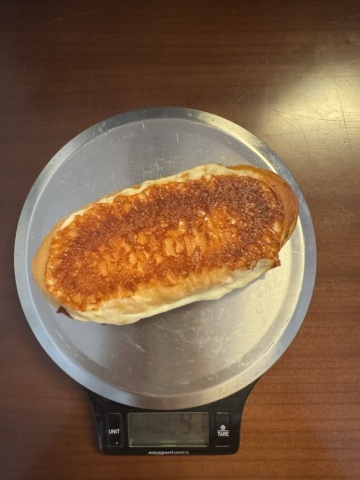 Weight of the Japanini bread