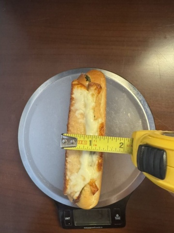 Thickness of the Japanini bread