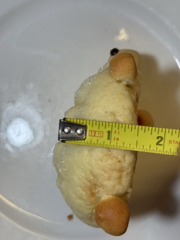 Thickness of Sunrise bread