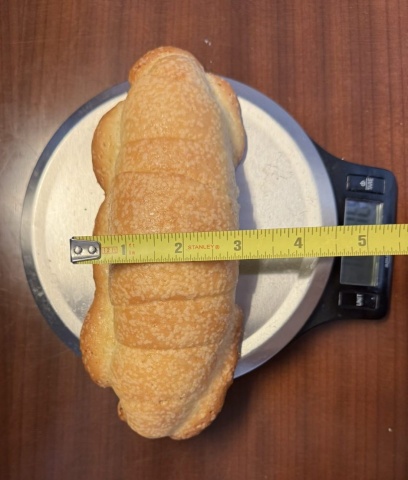 Length of Cookies S&B Roll