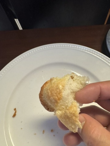 Cookie crust on Cookies S&B Roll