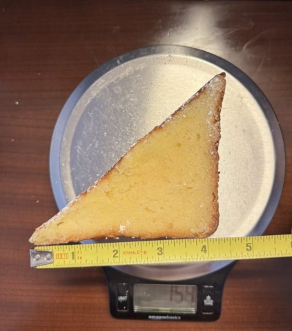 Side length of the French toast