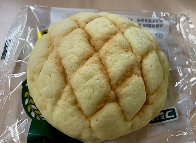 Example of classic melonpan bread