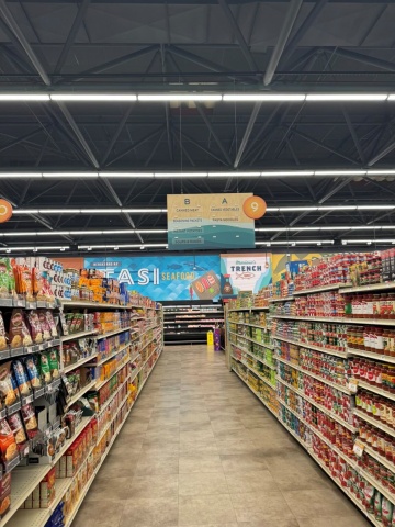 Aisle 9 - check the left-side section