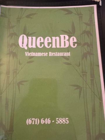 First page of the Queen Bee menu