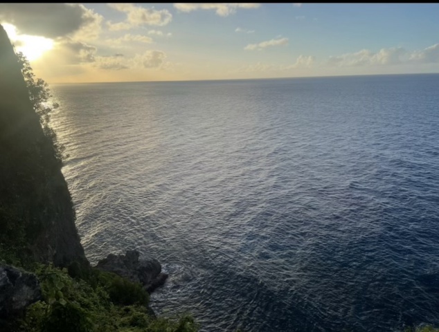 オカポイントからのサンセットの写真