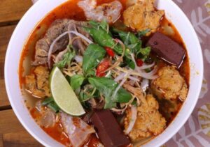 This is the typical Bánh Canh Giò Heo in Vietnam.