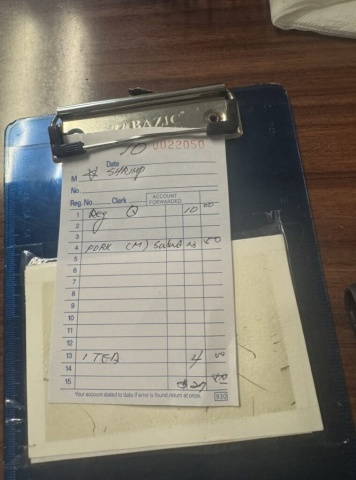 このようにレシートにTIPが記載されていない時はTIPを払いましょう