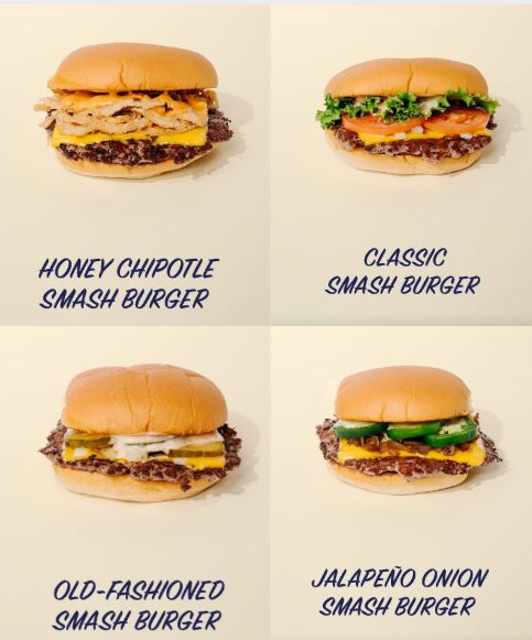 グアムのスタックスバーガーのメニューです。